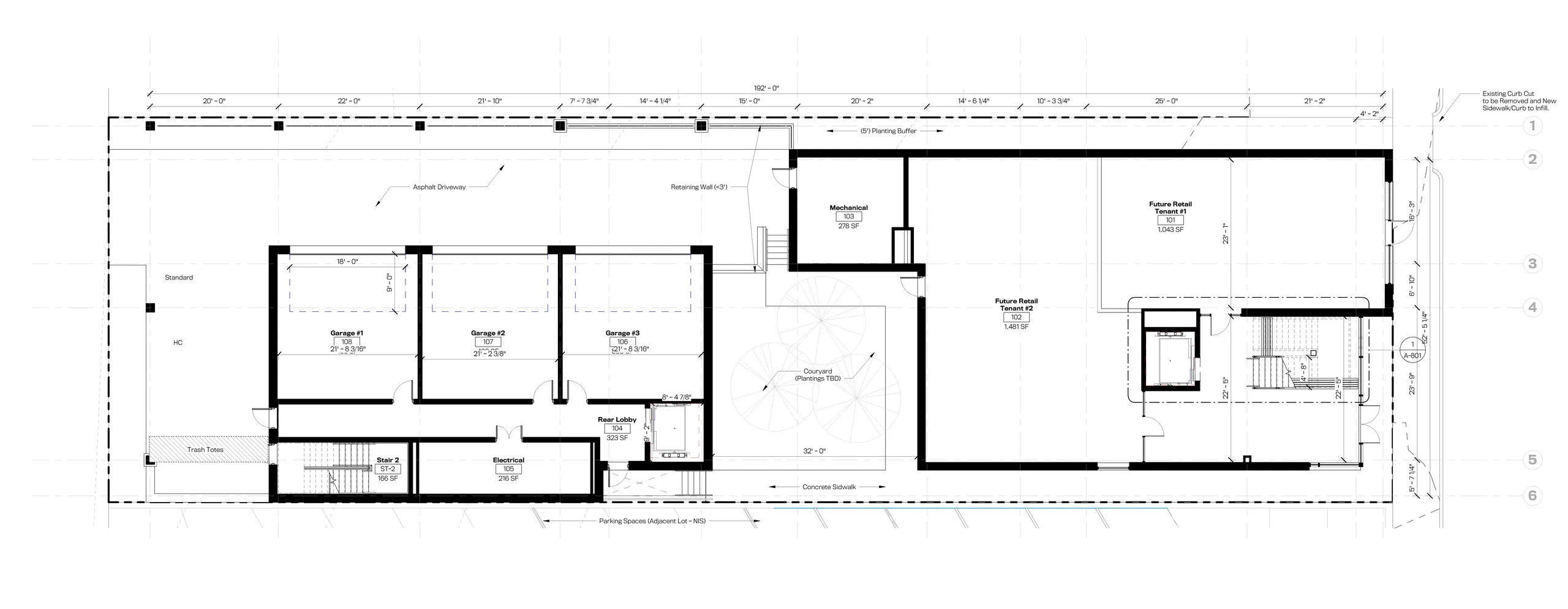 Floor plan for the first floor of 328 Beaver.
