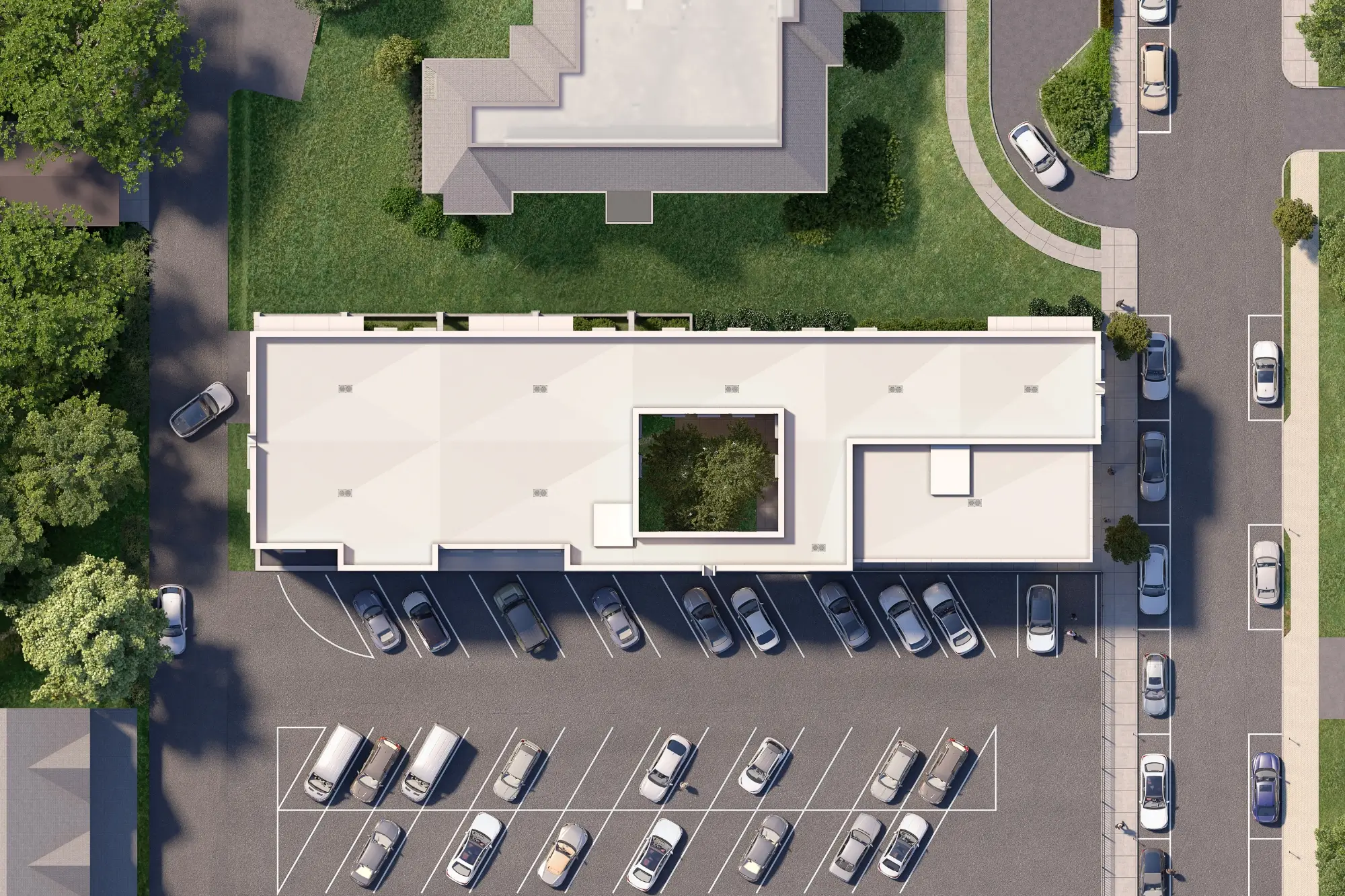 Overhead site plan of 328 Beaver Street