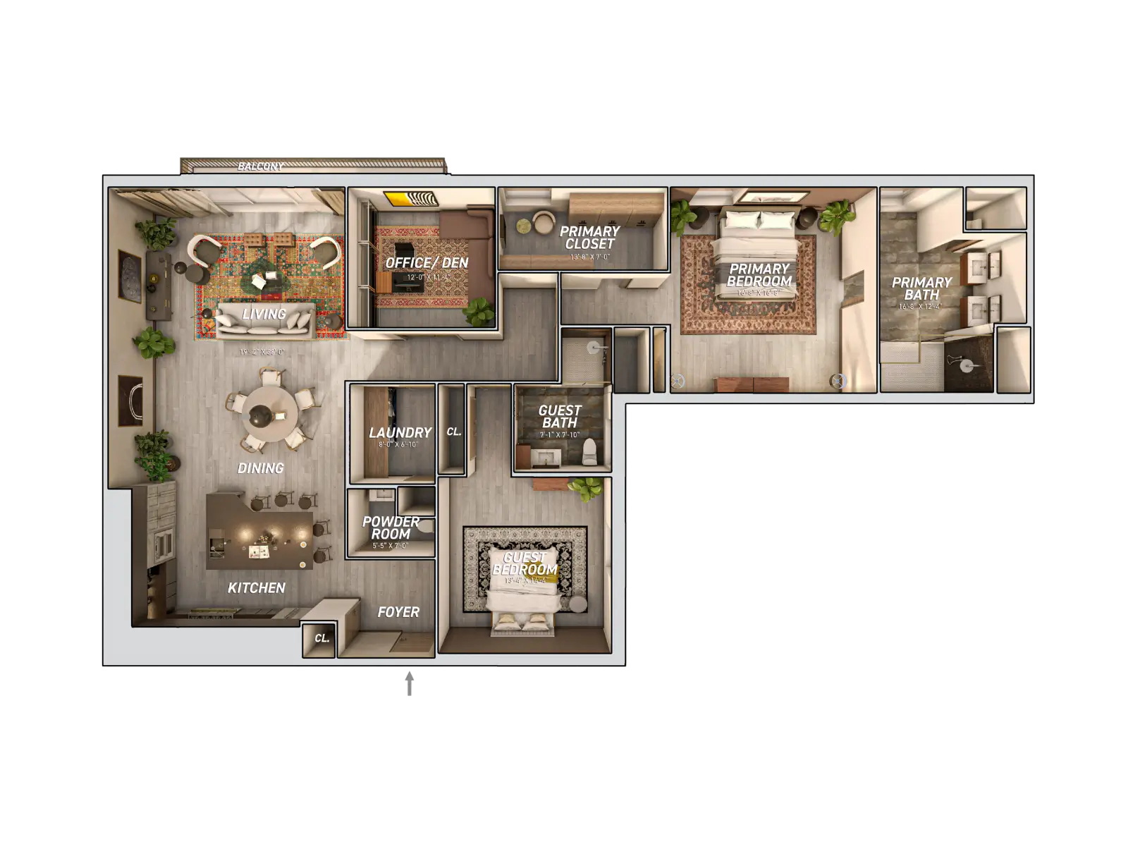 Floor Plan for Residence Two